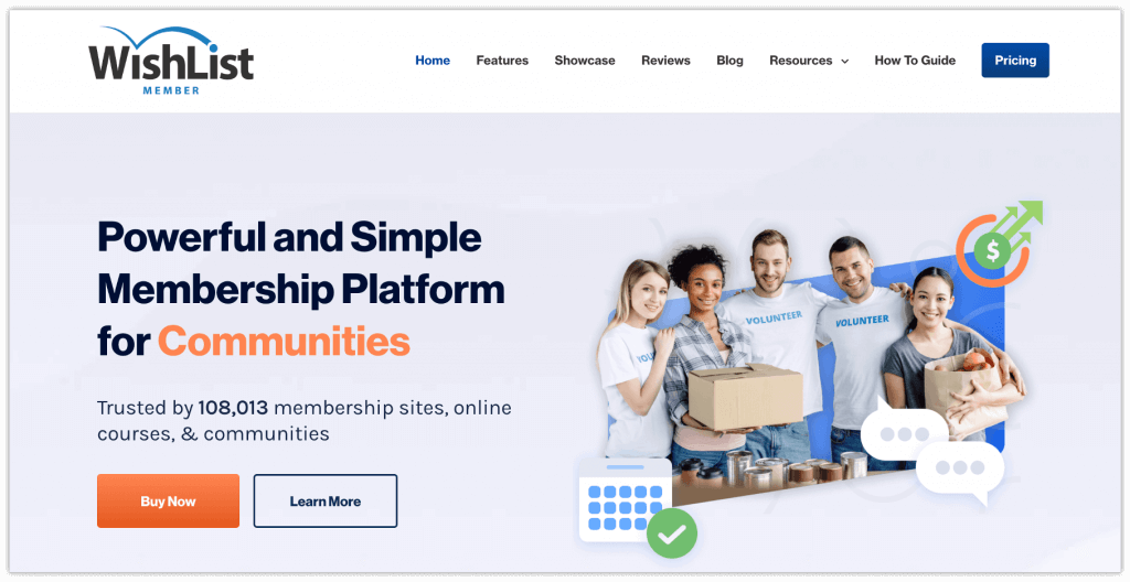 2022년 멤버십 사이트를 만드는 15가지 최고의 멤버십 플러그인 6 WishList Member Plugin