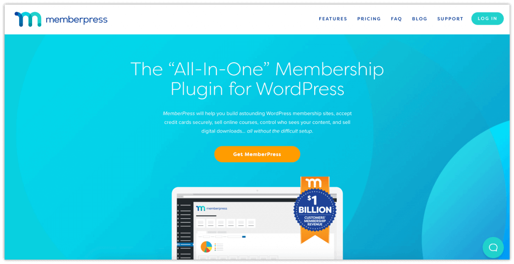2022년 회원 사이트를 만드는 15가지 최고의 회원 플러그인 1 MemberPress WordPress Plugin