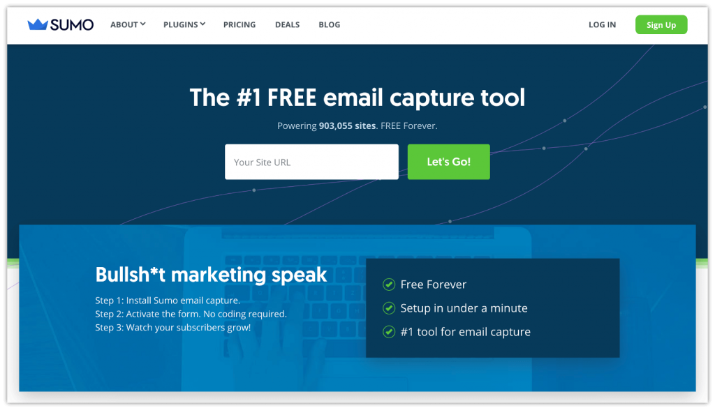 Los 15 mejores complementos emergentes de WordPress para el sitio web de su empresa 8 Sumo Popup Plugin