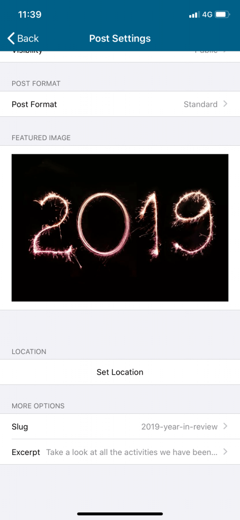 항목에 대한 추가 옵션