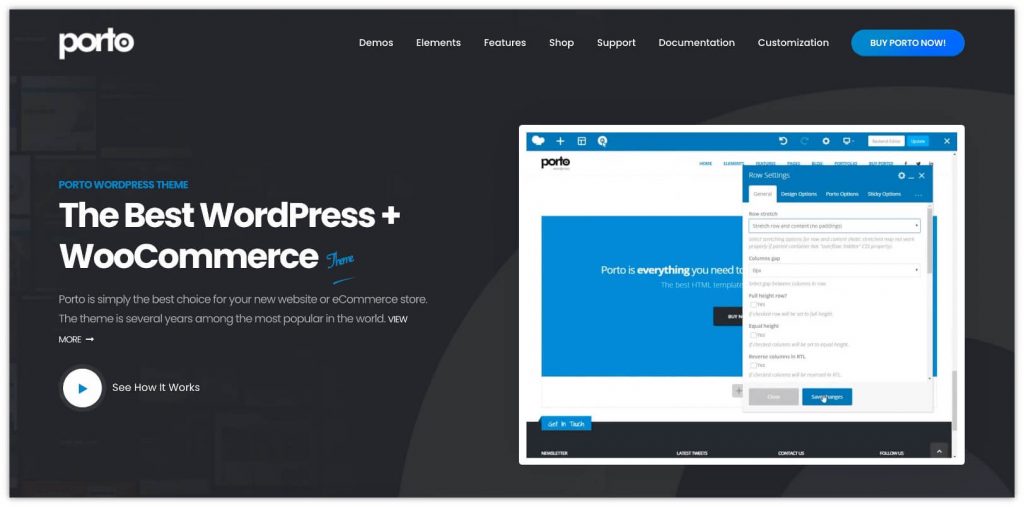 전자 상거래 상점을 위한 20가지 최고의 WooCommerce 테마 7 Porto WooCommerce Theme