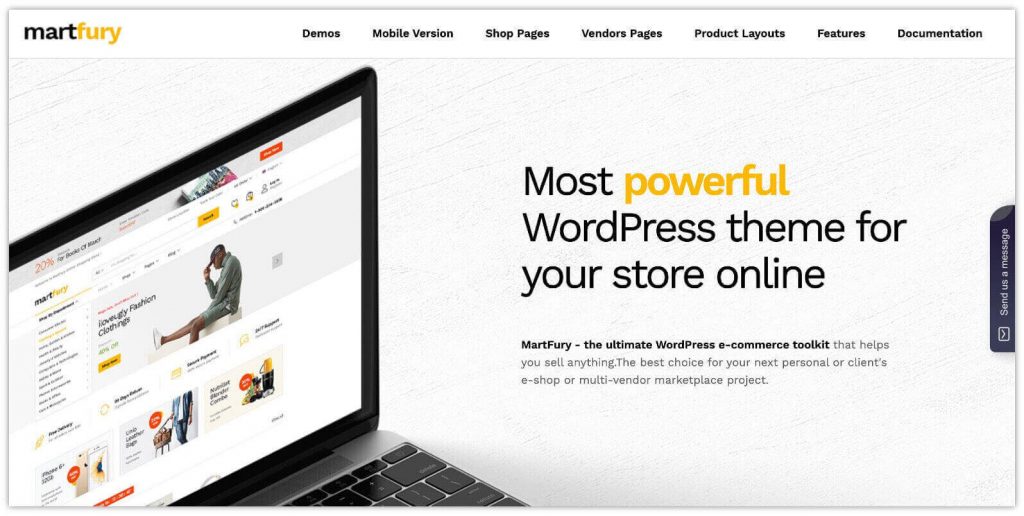 전자 상거래 상점을 위한 20가지 최고의 WooCommerce 테마 14 Martfury WooCommerce Theme by DrFuri