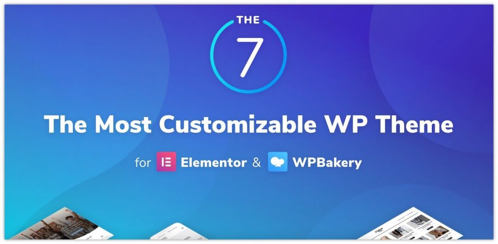 전자 상거래 상점을 위한 20가지 최고의 WooCommerce 테마 5 The7 WooCommerce Theme by Dream-Theme