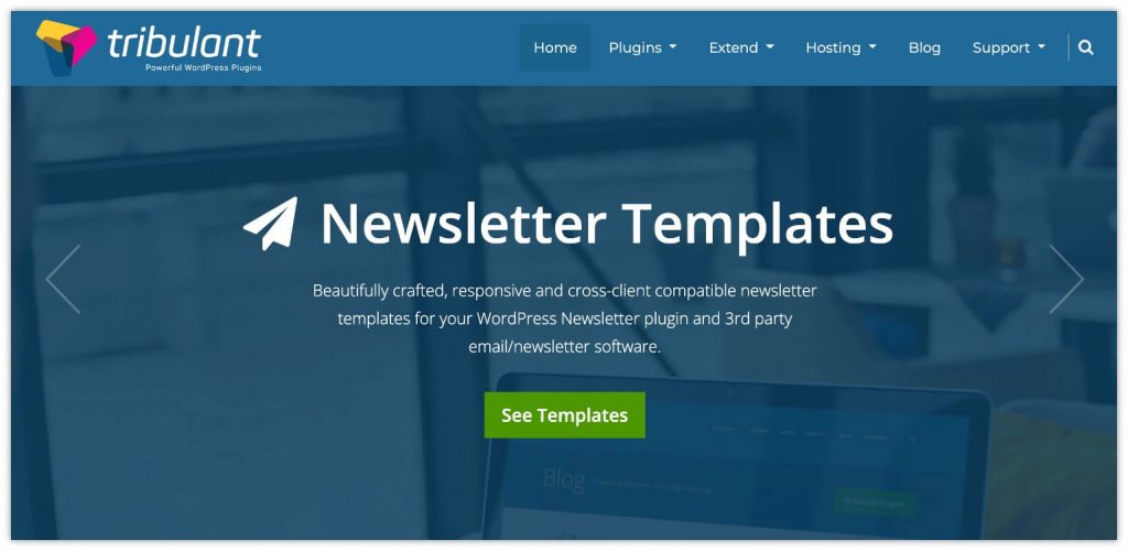 Newsletters plugin by Tribulant