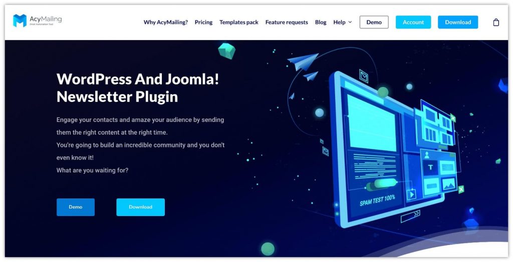 Newsletter for WordPress by AcyMailing