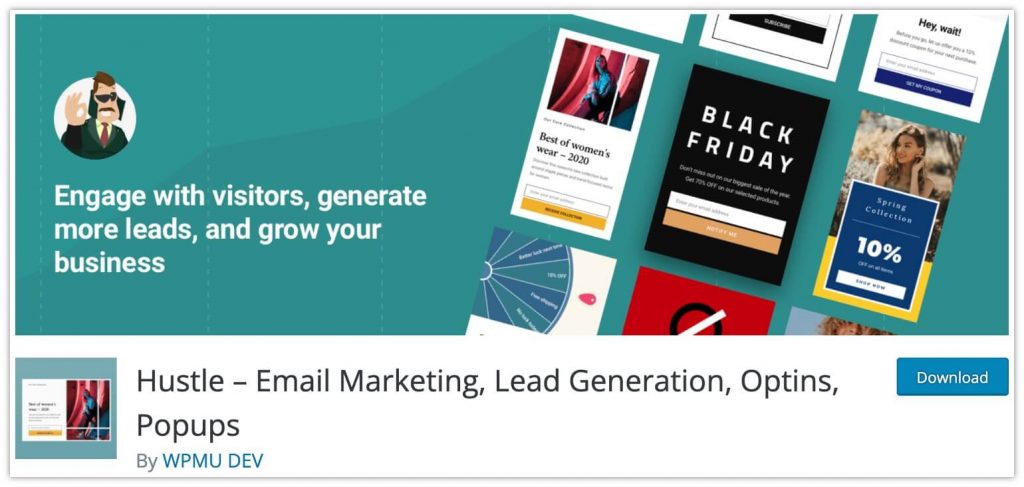 Hustle Marketing Plugin by WPMU DEV