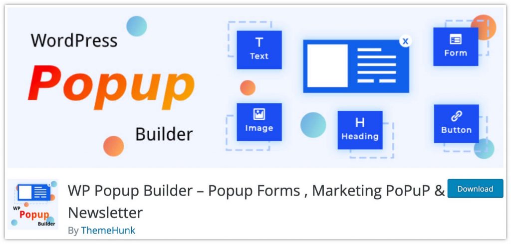 WP Popup Builder by ThemeHunk