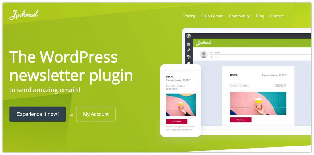 Jackmail Newsletter Plugin