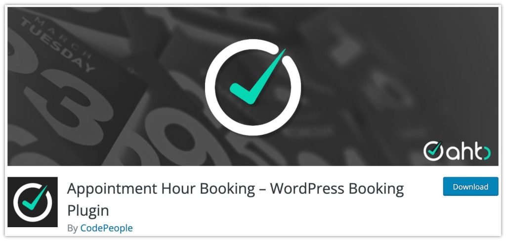 15 個最佳 WordPress 預訂插件來運行您的業務約會 5 Appointment Hour Booking – WordPress Booking Plugin by CodePeople