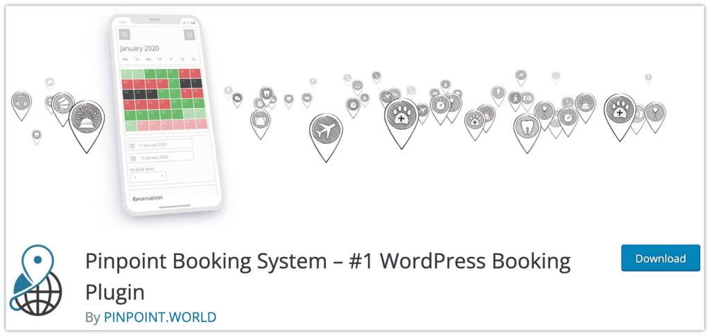 15 個最佳 WordPress 預訂插件來運行您的業務約會 11 Pinpoint Booking System Plugin