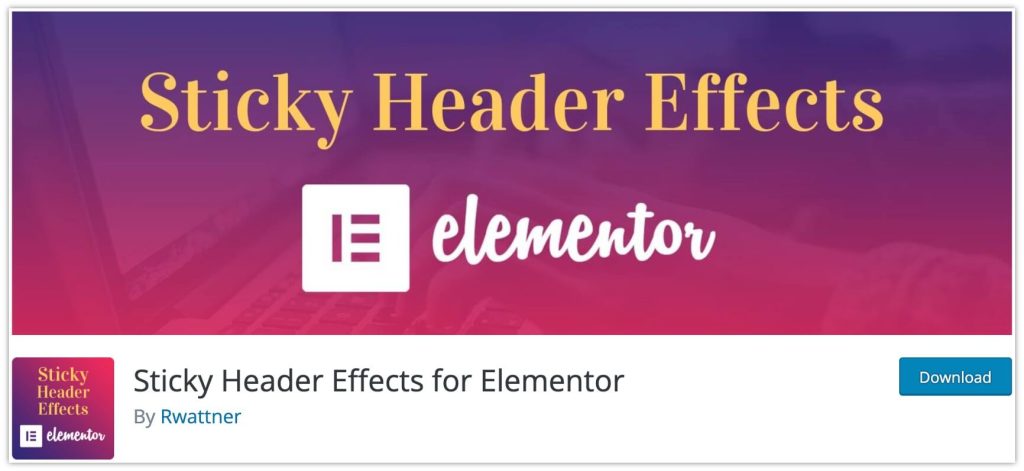 Top 15 najlepszych dodatków do Elementora dla Twojej witryny WordPress 5 Sticky Header Effects for Elementor