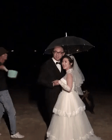 Gif, wie man ein besonderes Foto von einer Hochzeit macht