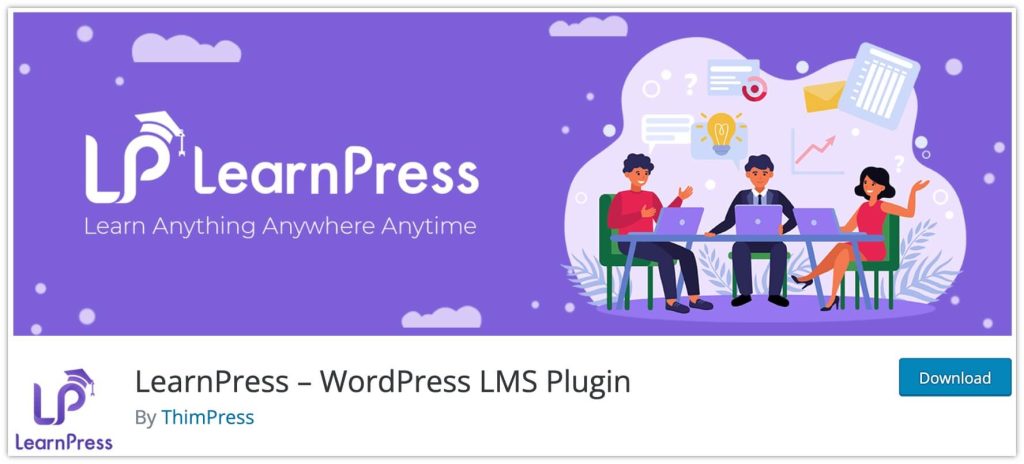 20 個最流行的 WordPress 插件(下載次數最多的插件) 20 LearnPress plugin