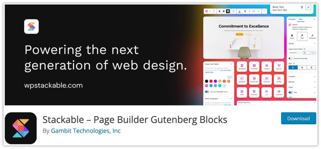 15 Plugin Blok Gutenberg Terbaik untuk Situs WordPress Anda Stackable Gutenberg Blocks Plugin