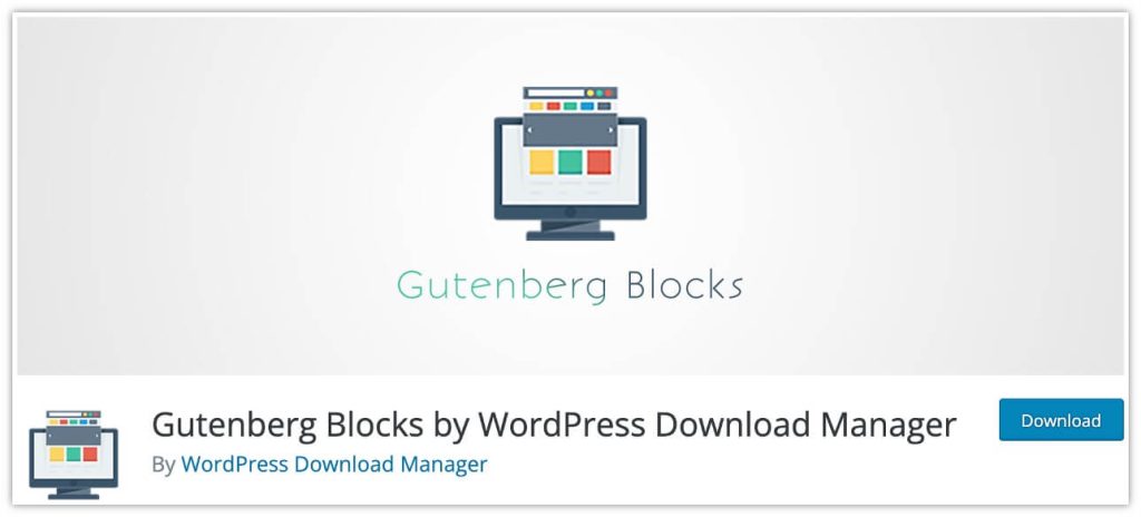 15 Plugin Blok Gutenberg Terbaik untuk Situs WordPress Anda 12 Gutenberg Blocks plugin by WordPress Download Manager