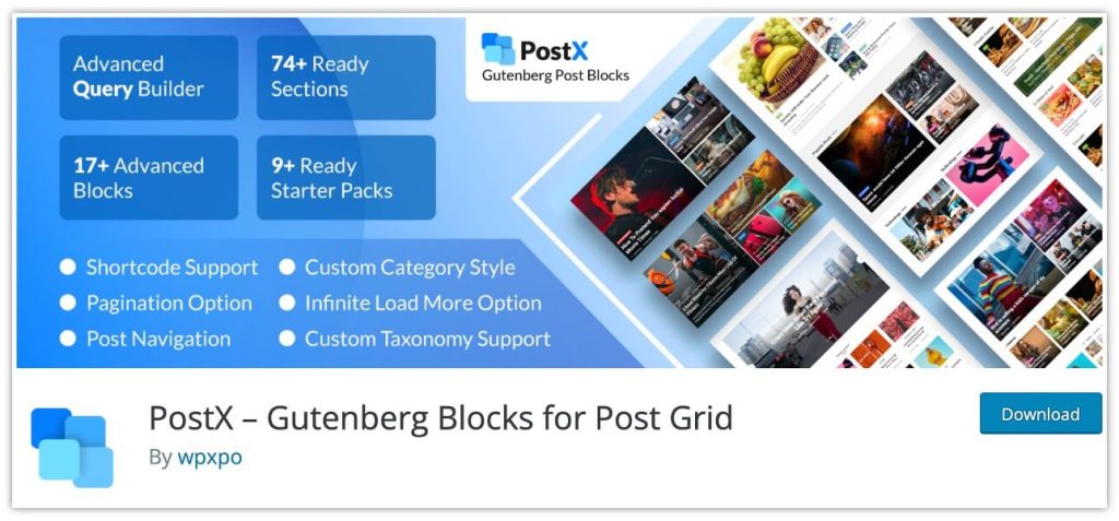15 Plugin Blok Gutenberg Terbaik untuk Situs WordPress Anda 10 PostX Gutenberg Blocks Plugin