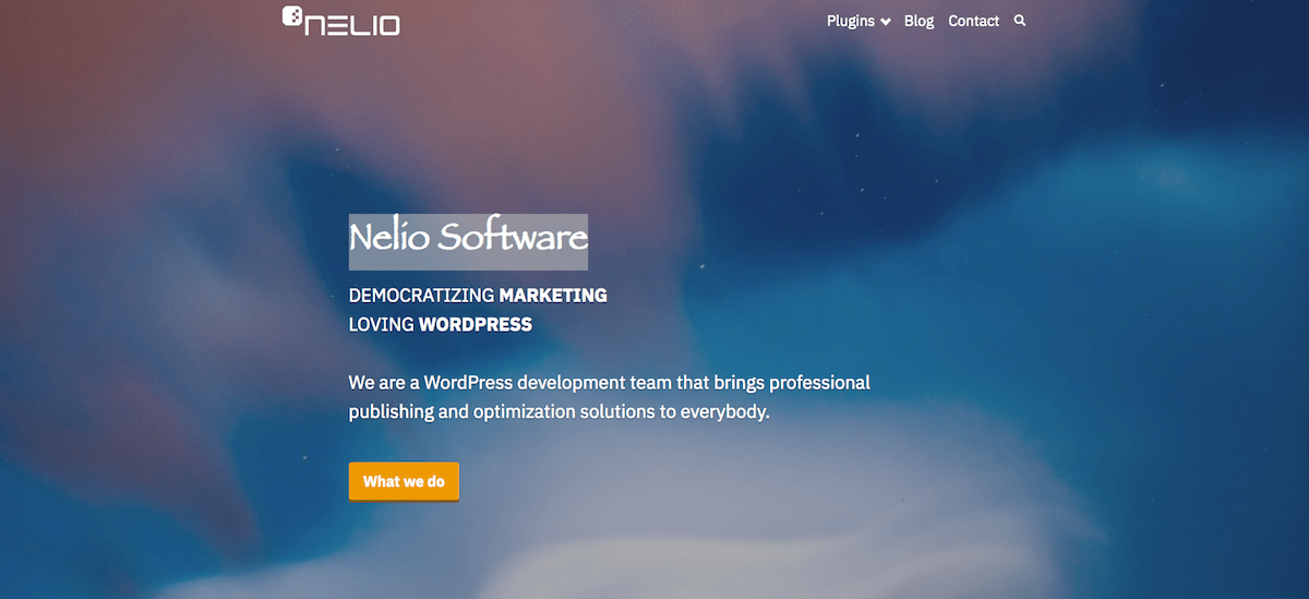 Página con la fuente del título cambiada.