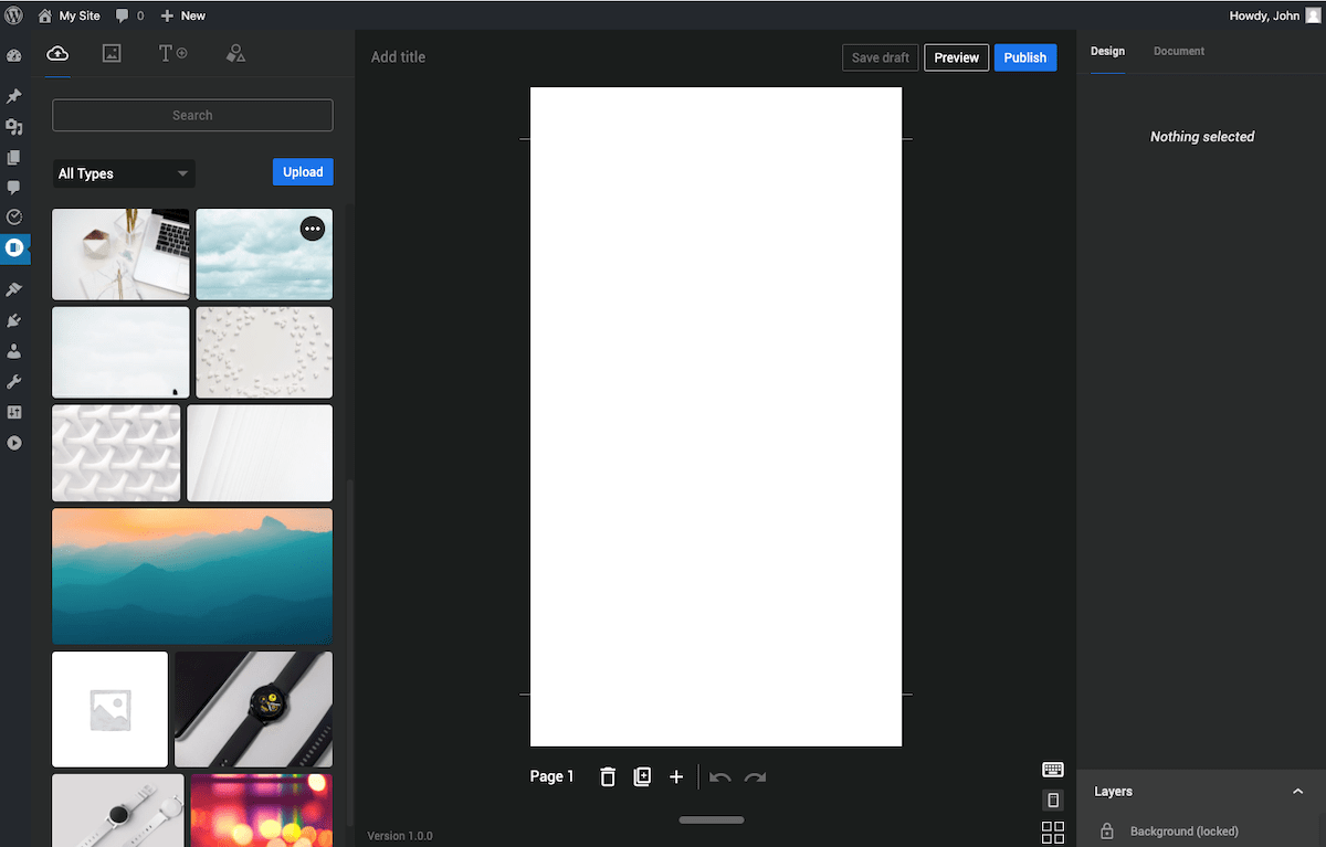 محرر القصة المضمن في المكوّن الإضافي لـ Google Web Stories مشابه جدًا للمحررين الذين يتضمنون منشئي الصفحات في WordPress.