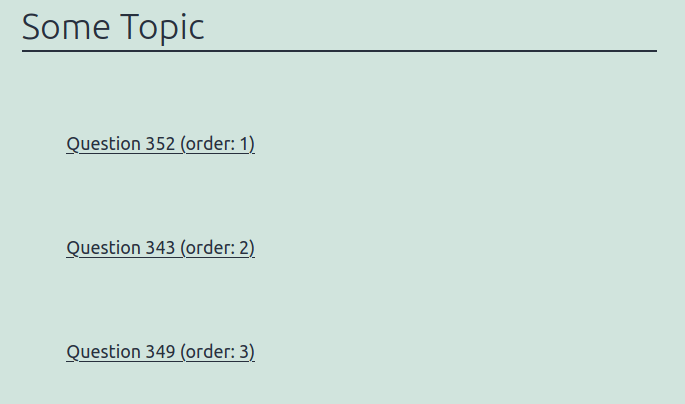 分类结果（有序）的屏幕截图