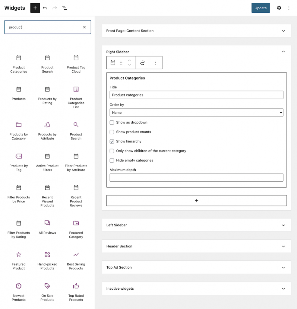 在 WordPress 中嵌入舊版小部件