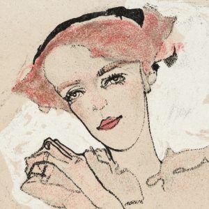 埃贡·席勒 (Egon Schiele) 的《女人肖像》。