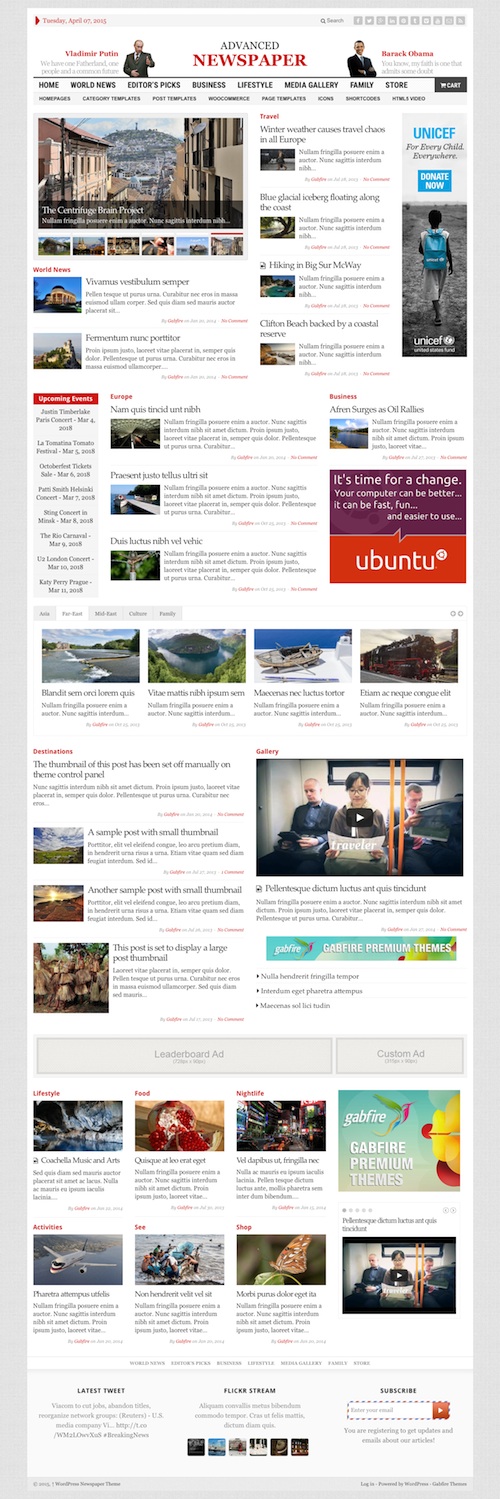giornale avanzato