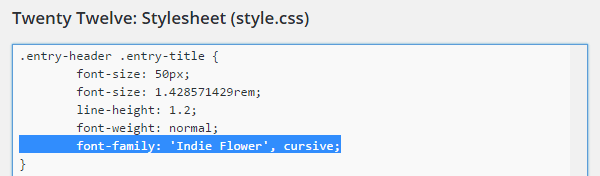 Ajouter Google Font CSS
