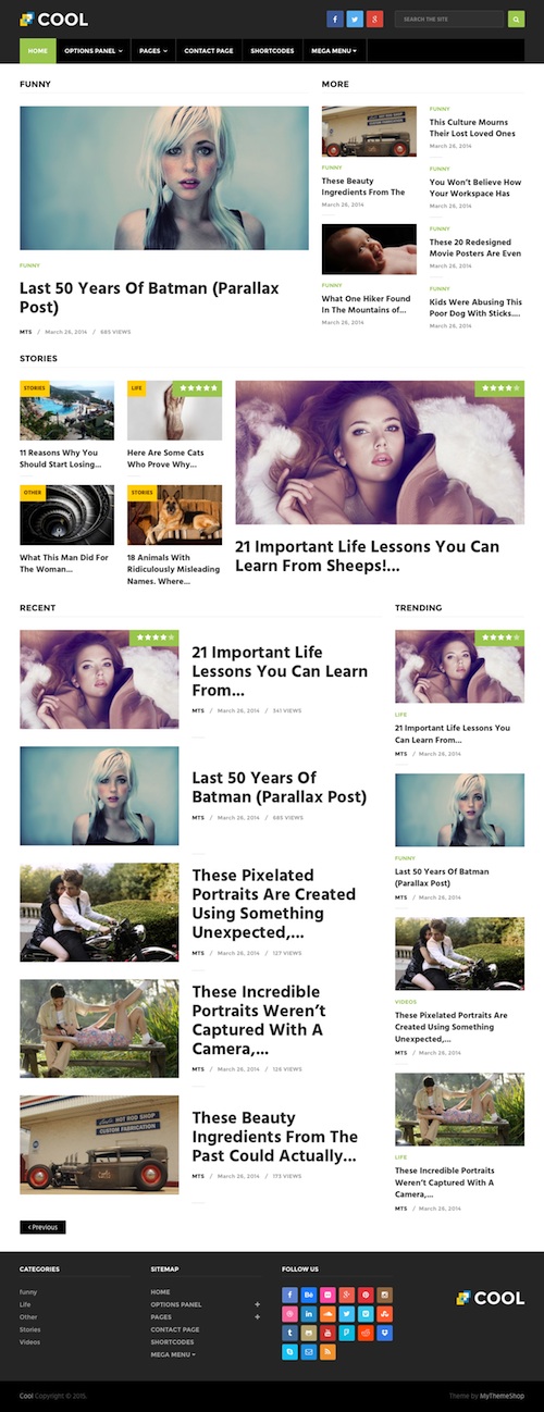 ธีม wordpress สุดเท่