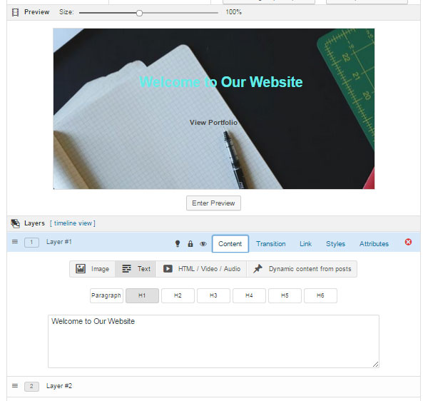 Meilleurs curseurs LayerSlider WP UI