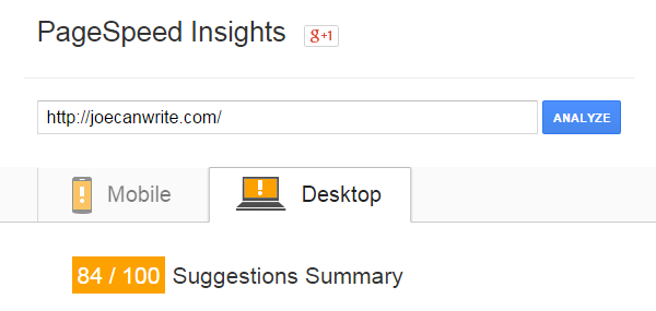 Google PageSpeed ​​Desktop After