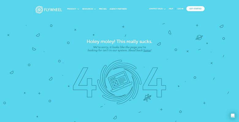 หน้า WordPress 404 โดย Flywheel