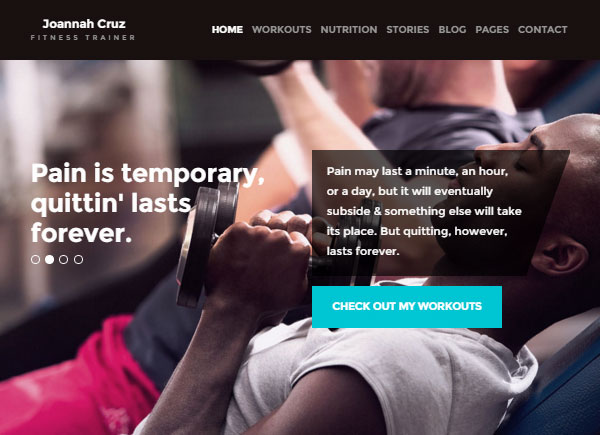 Sito Web di Personal Trainer con WordPress