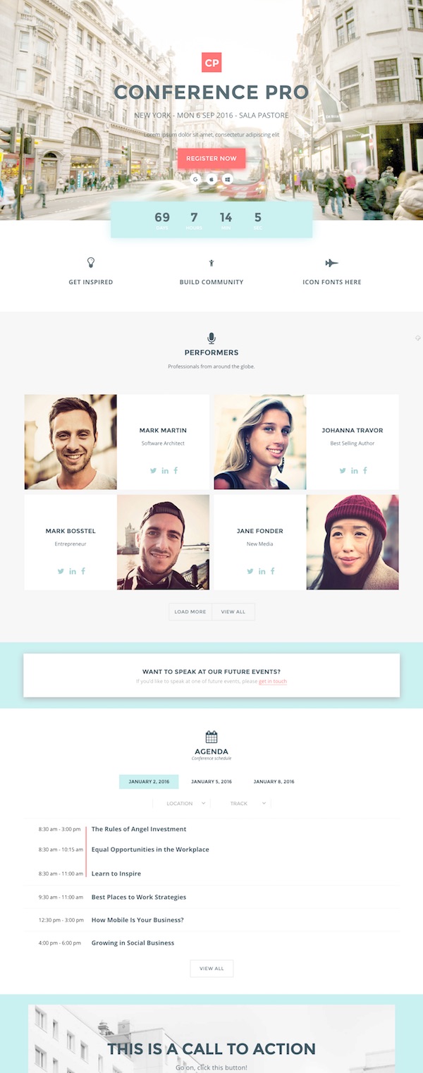 ธีม wordpress การประชุมโปร