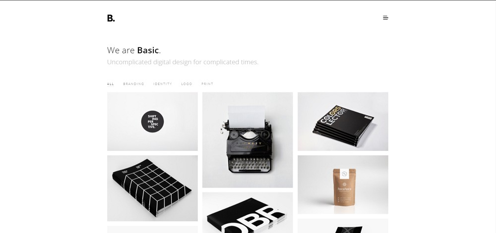 Thème de base-minimal-WordPress-Portfolio