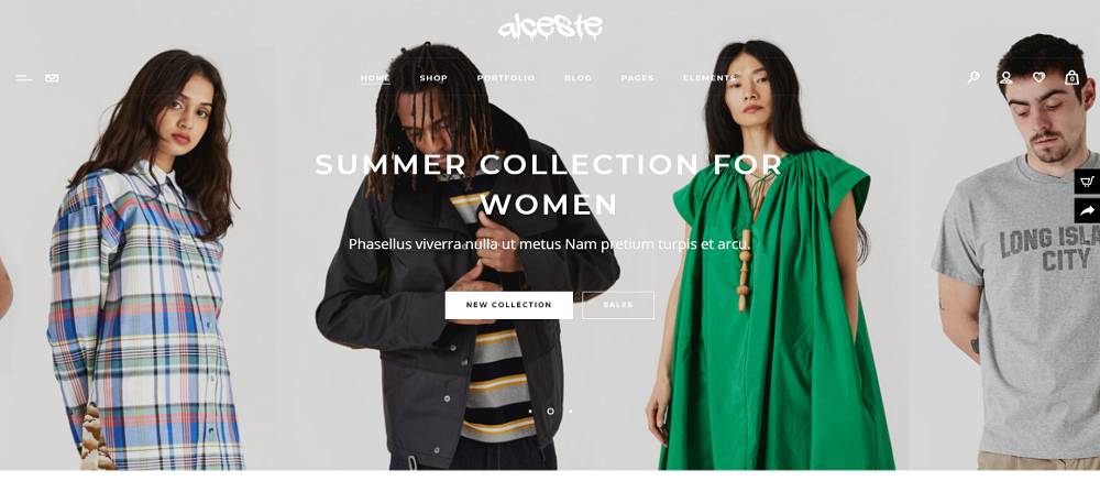 Alceste : un thème WooCommerce propre et moderne