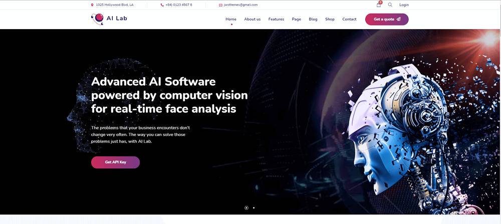 AI Lab-Machine-Learning-WordPress-Thème