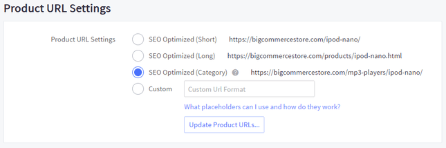 kustomisasi url bigcommerce