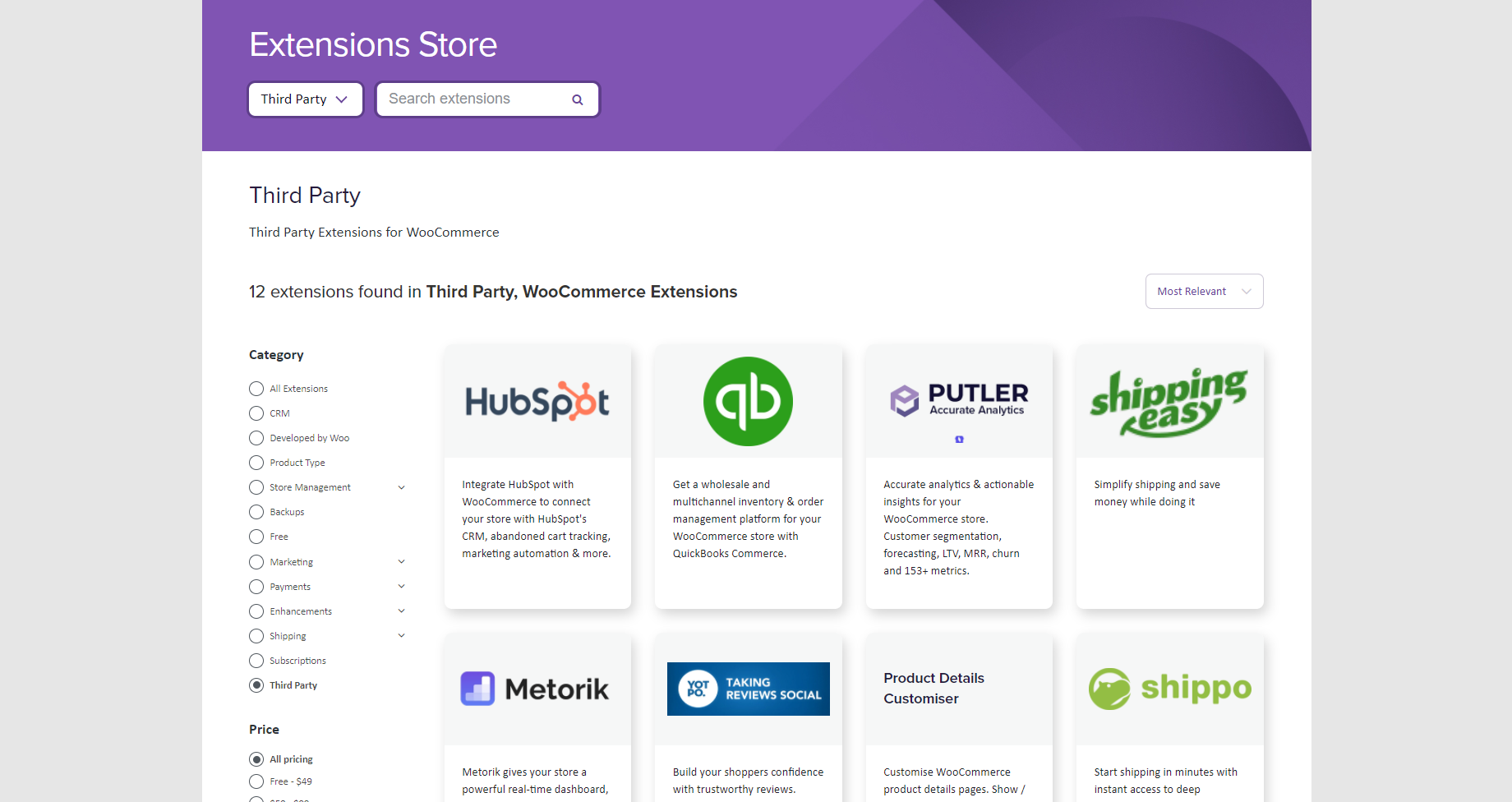 Add-on Pihak Ketiga di Woocommerce