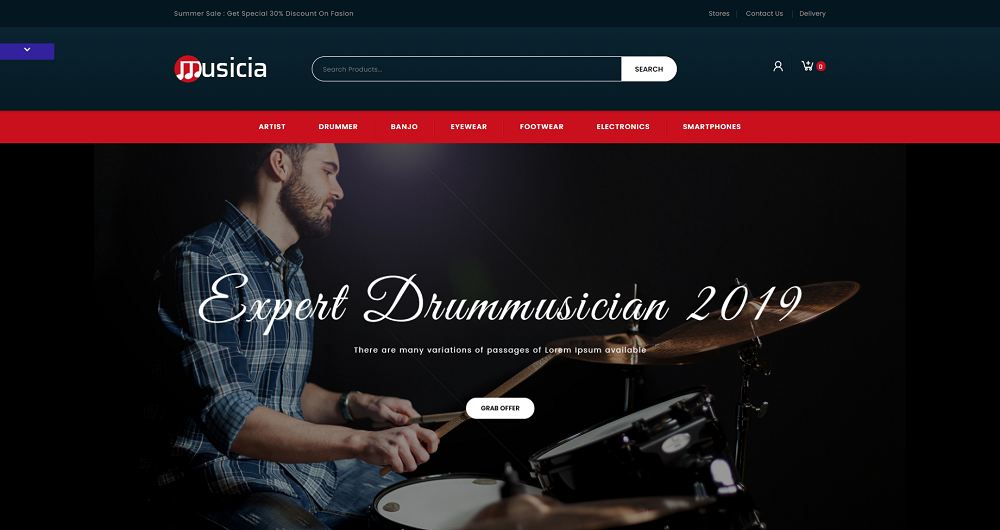 Musicia-Musik-Instrument-Prestashop-Thema
