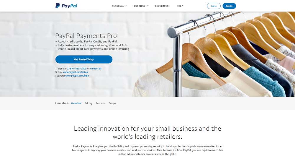 PayPal Pro - WooCommerce 支付網關