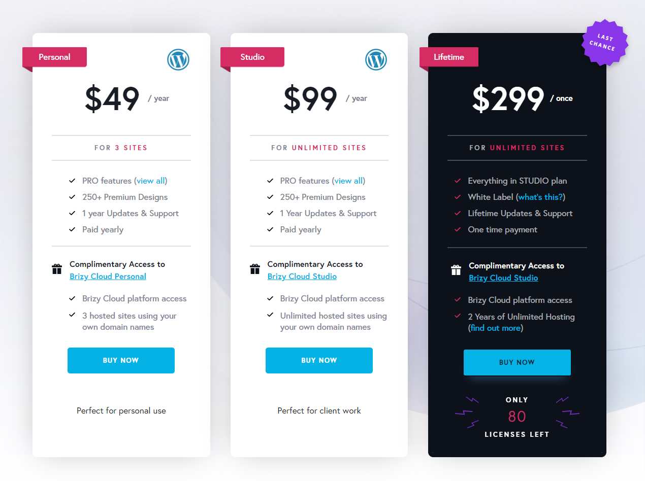 Brizy-Pro-Pricing