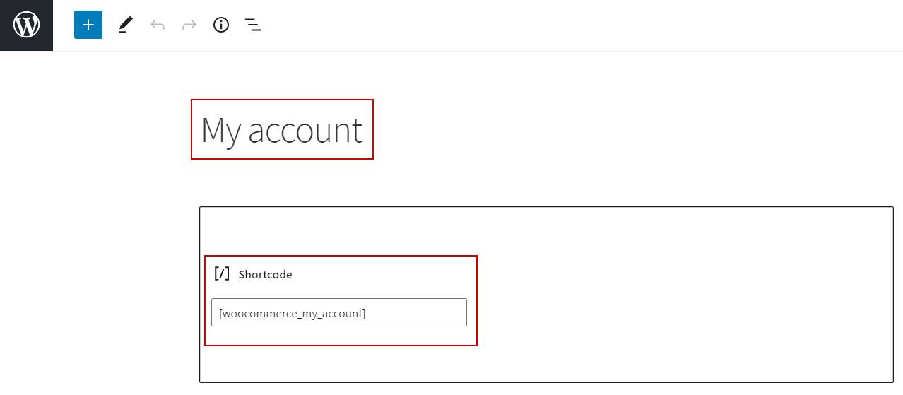 WooCommerce 내 계정