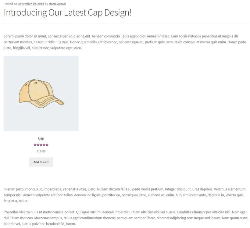 장바구니에 담기 위한 WooCommerce 단축 코드
