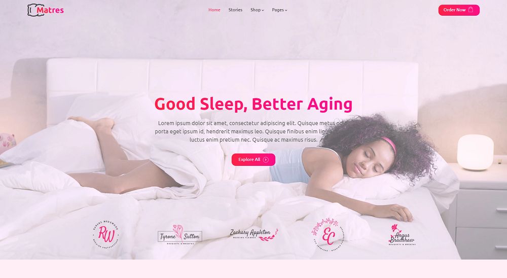 Matres singolo, un prodotto Shopify Theme
