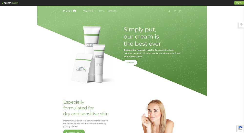 Tema Shopify per prodotto singolo umido