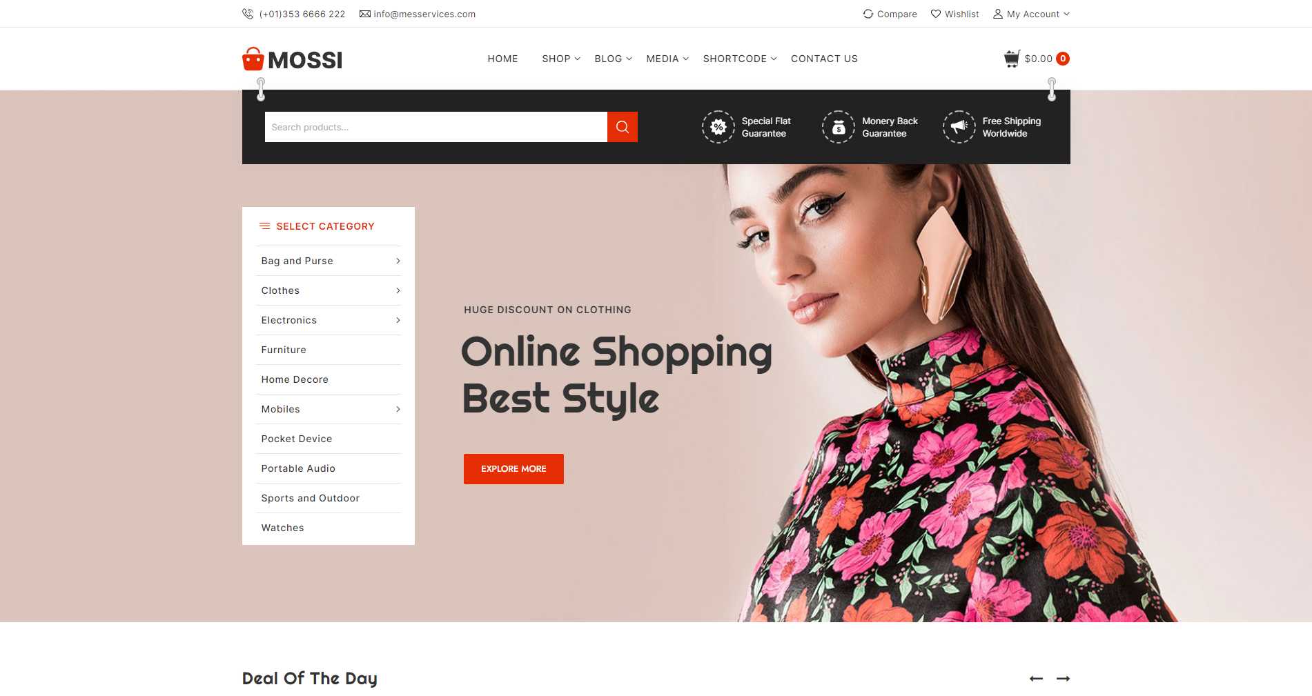 Mossi - Mehrzweck-Elementor-WooCommerce-Theme
