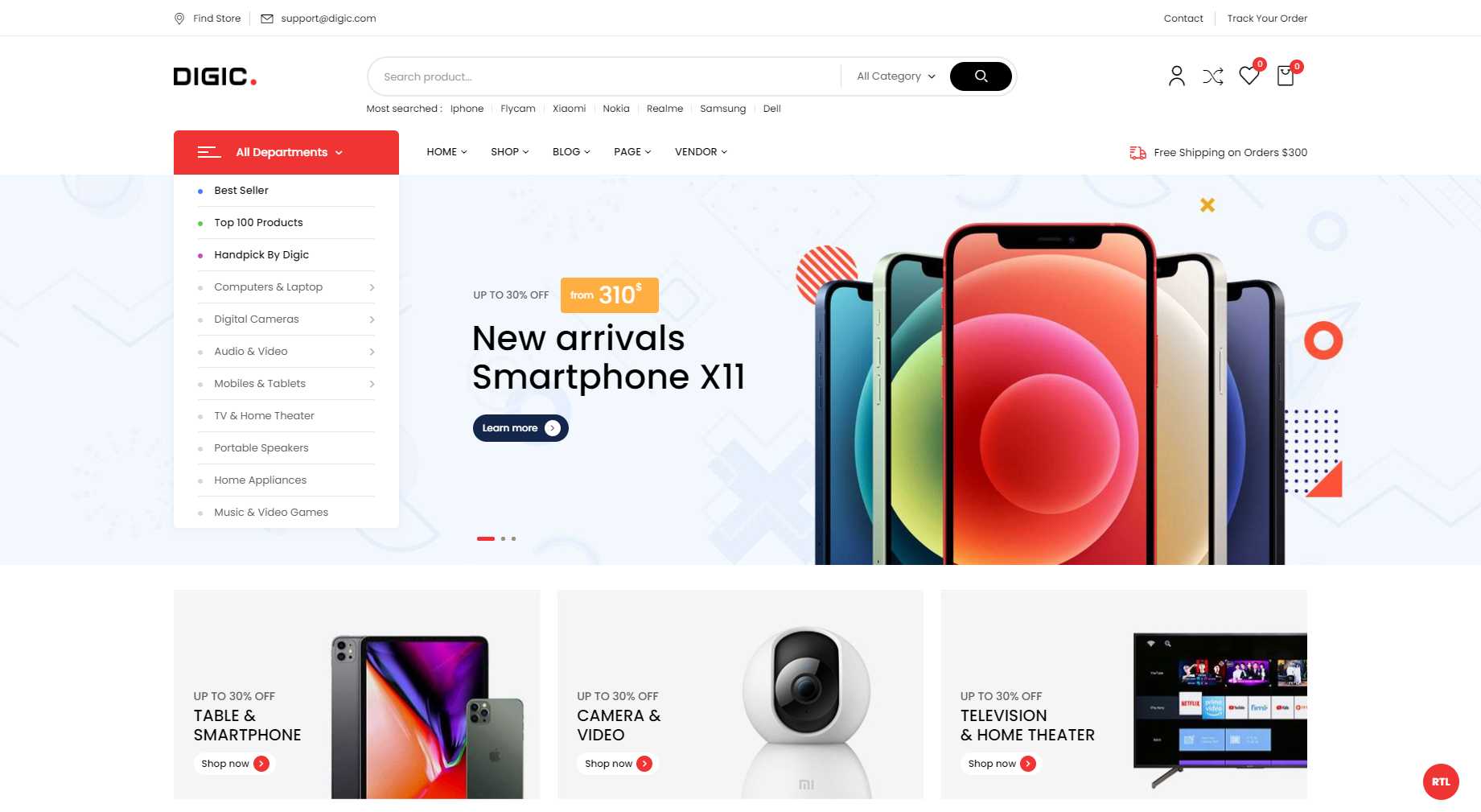 Digic – WooCommerce-Theme für Elektronikgeschäfte