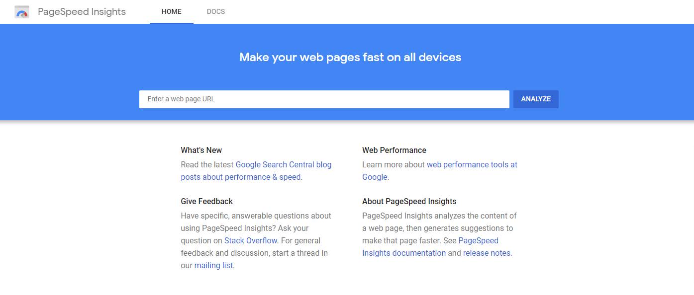 PageSpeed Insight