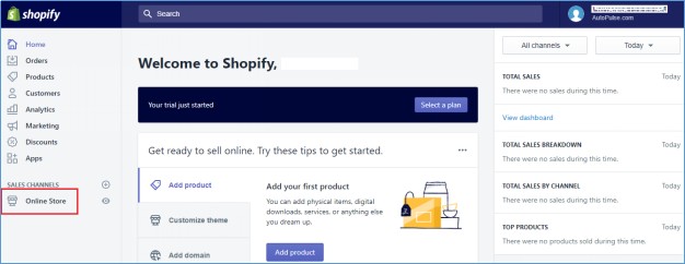 Shopify-Admin-Dashboard