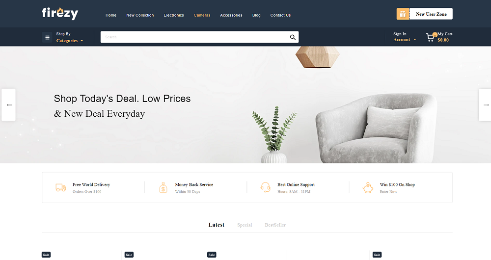 Firezy-Sectioned-Serbaguna-Shopify-Tema
